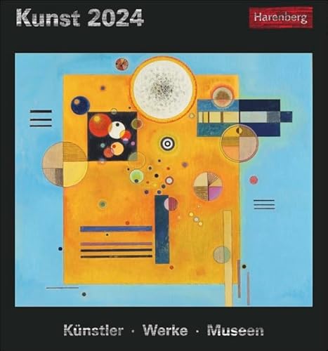 Kunst - Kulturkalender 2024 - Harenberg-Verlag - Tagesabreißkalender mit schönen Meisterwerken - 15,4 cm x 16,5 cm von Harenberg