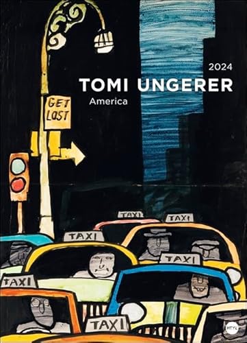 Tomi Ungerer - Posterkalender - Kalender 2024 - Heye-Verlag - Wandkalender mit den besten Bildern des Künstlers und Autors - 49 cm x 68 cm von Harenberg