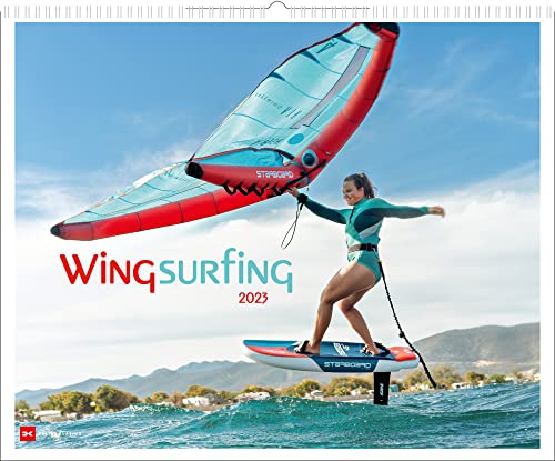 Wingsurfing - Kalender 2023 - Delius-Klasing-Verlag - Wandkalender mit atemberaubenden Aufnahmen - 56 cm x 45,5 cm von Harenberg