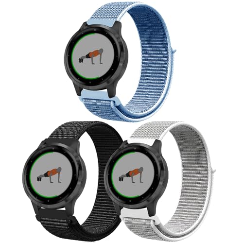 Harikiri 18 mm Nylon Armband mit Garmin Venu 3S/Venu 2S/Vivoactive 4S/Vicomove 3S/Active S/Forerunner 265S/255S/255S Music,Fossil Women's Gen 6 42mm/5E 42mm/Women's Gen 4 Sport Harikiri 18 mm Nylon Armband mit Garmin Venu 3S/Venu 2S/Vivoactive 4S/Vicomove 3S/Active S/Forerunner 265S/255S/255S Music,Fossil Women's Gen 6 42mm/5E 42mm/Women's Gen 4 Sport von Harikiri