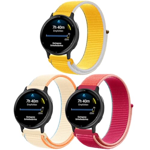 Harikiri 18 mm Nylon Armband mit Garmin Venu 3S/Venu 2S/Vivoactive 4S/Vicomove 3S/Active S/Forerunner 265S/255S/255S Music,Fossil Women's Gen 6 42mm/5E 42mm/Women's Gen 4 Sport Harikiri 18 mm Nylon Armband mit Garmin Venu 3S/Venu 2S/Vivoactive 4S/Vicomove 3S/Active S/Forerunner 265S/255S/255S Music,Fossil Women's Gen 6 42mm/5E 42mm/Women's Gen 4 Sport von Harikiri