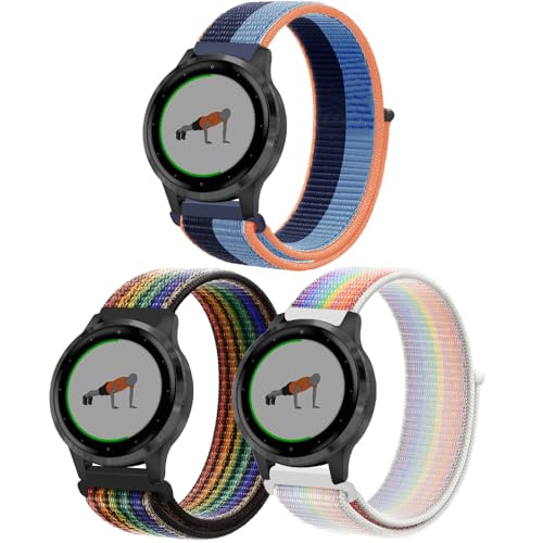 Harikiri 18 mm Nylon Armband mit Garmin Venu 3S/Venu 2S/Vivoactive 4S/Vicomove 3S/Active S/Forerunner 265S/255S/255S Music,Fossil Women's Gen 6 42mm/5E 42mm/Women's Gen 4 Sport Harikiri 18 mm Nylon Armband mit Garmin Venu 3S/Venu 2S/Vivoactive 4S/Vicomove 3S/Active S/Forerunner 265S/255S/255S Music,Fossil Women's Gen 6 42mm/5E 42mm/Women's Gen 4 Sport von Harikiri