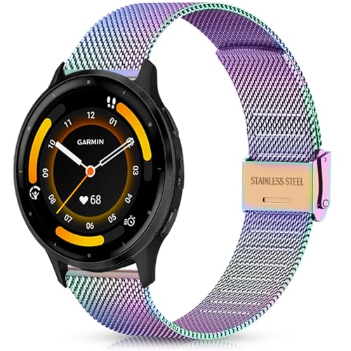 Harikiri 20mm Metall Armband mit Garmin Vivoactive 5/Vivomove 3 40mm/Vivoactive 3/3 Music,Garmin Venu/Venu 2 Plus/Venu Sq/Sq 2/Sq Music/Sq 2 Music/Vivomove/Vivomove HR/Luxe 42mm Harikiri 20mm Metall Armband mit Garmin Vivoactive 5/Vivomove 3 40mm/Vivoactive 3/3 Music,Garmin Venu/Venu 2 Plus/Venu Sq/Sq 2/Sq Music/Sq 2 Music/Vivomove/Vivomove HR/Luxe 42mm von Harikiri