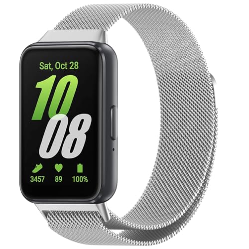 Harikiri Magnetisch Armband mit Samsung Galaxy Fit 3,Ersatz Metall Sport Uhrenarmband für Samsung Galaxy Fit 3 SM-R390,Damen und Herren Harikiri Magnetisch Armband mit Samsung Galaxy Fit 3,Ersatz Metall Sport Uhrenarmband für Samsung Galaxy Fit 3 SM-R390,Damen und Herren von Harikiri