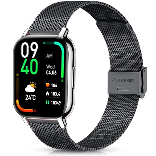 Harikiri Metall Armband Kompatibel mit Popglory P66,22 mm Edelstahlband für Nerunsa P66D,Donerton T50S/T50H,TOOBUR/ENOMIR/Yoever/Gydom/Poounur/RUIMEN IDW13/IDW16/IDW18/IDW19/BW0/LW51/LW11/LW83 Harikiri Metall Armband Kompatibel mit Popglory P66,22 mm Edelstahlband für Nerunsa P66D,Donerton T50S/T50H,TOOBUR/ENOMIR/Yoever/Gydom/Poounur/RUIMEN IDW13/IDW16/IDW18/IDW19/BW0/LW51/LW11/LW83 von Harikiri
