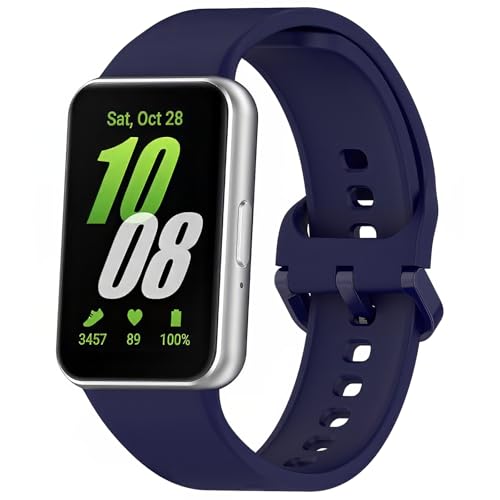 Harikiri Silikon Armband mit Samsung Galaxy Fit 3,Ersatz Weiches Silikon Sport Uhrenarmband für Samsung Galaxy Fit 3 SM-R390,Damen und Herren Harikiri Silikon Armband mit Samsung Galaxy Fit 3,Ersatz Weiches Silikon Sport Uhrenarmband für Samsung Galaxy Fit 3 SM-R390,Damen und Herren von Harikiri