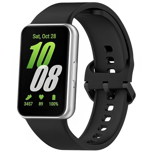 Harikiri Silikon Armband mit Samsung Galaxy Fit 3,Ersatz Weiches Silikon Sport Uhrenarmband für Samsung Galaxy Fit 3 SM-R390,Damen und Herren Harikiri Silikon Armband mit Samsung Galaxy Fit 3,Ersatz Weiches Silikon Sport Uhrenarmband für Samsung Galaxy Fit 3 SM-R390,Damen und Herren von Harikiri