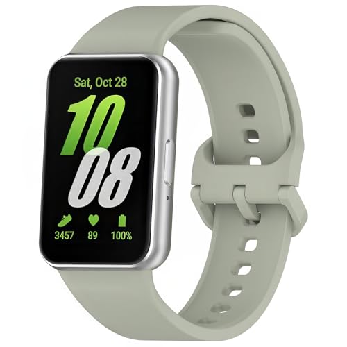 Harikiri Silikon Armband mit Samsung Galaxy Fit 3,Ersatz Weiches Silikon Sport Uhrenarmband für Samsung Galaxy Fit 3 SM-R390,Damen und Herren Harikiri Silikon Armband mit Samsung Galaxy Fit 3,Ersatz Weiches Silikon Sport Uhrenarmband für Samsung Galaxy Fit 3 SM-R390,Damen und Herren von Harikiri