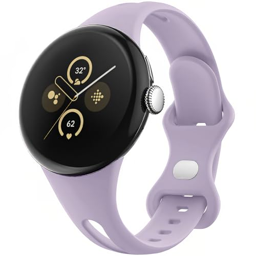 Harikiri Silikon Uhrenarmband mit Google Pixel Watch 3 41mm/2/1,Schlankes dünnes schmales Ersatz Sport Armband für Google Pixel Watch 3 41mm/2/1,Damen und Herren Harikiri Silikon Uhrenarmband mit Google Pixel Watch 3 41mm/2/1,Schlankes dünnes schmales Ersatz Sport Armband für Google Pixel Watch 3 41mm/2/1,Damen und Herren von Harikiri