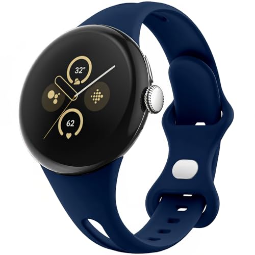 Harikiri Silikon Uhrenarmband mit Google Pixel Watch 3 41mm/2/1,Schlankes dünnes schmales Ersatz Sport Armband für Google Pixel Watch 3 41mm/2/1,Damen und Herren Harikiri Silikon Uhrenarmband mit Google Pixel Watch 3 41mm/2/1,Schlankes dünnes schmales Ersatz Sport Armband für Google Pixel Watch 3 41mm/2/1,Damen und Herren von Harikiri