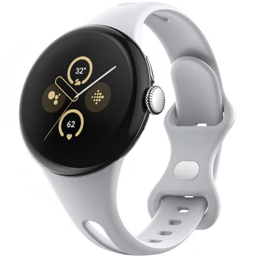 Harikiri Silikon Uhrenarmband mit Google Pixel Watch 3 41mm/2/1,Schlankes dünnes schmales Ersatz Sport Armband für Google Pixel Watch 3 41mm/2/1,Damen und Herren Harikiri Silikon Uhrenarmband mit Google Pixel Watch 3 41mm/2/1,Schlankes dünnes schmales Ersatz Sport Armband für Google Pixel Watch 3 41mm/2/1,Damen und Herren von Harikiri