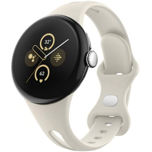 Harikiri Silikon Uhrenarmband mit Google Pixel Watch 3 41mm/2/1,Schlankes dünnes schmales Ersatz Sport Armband für Google Pixel Watch 3 41mm/2/1,Damen und Herren Harikiri Silikon Uhrenarmband mit Google Pixel Watch 3 41mm/2/1,Schlankes dünnes schmales Ersatz Sport Armband für Google Pixel Watch 3 41mm/2/1,Damen und Herren von Harikiri