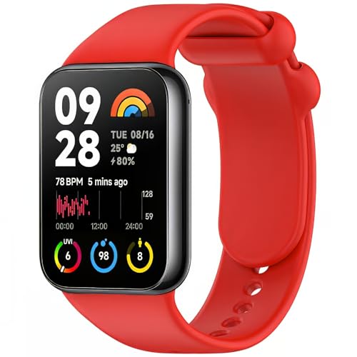 Harikiri Silikon Uhrenarmband für Xiaomi Smart Band 9 Pro/8 Pro/Redmi Watch 4, Sport Armband für Mi Band 9/8, Damen und Herren Harikiri Silikon Uhrenarmband für Xiaomi Smart Band 9 Pro/8 Pro/Redmi Watch 4, Sport Armband für Mi Band 9/8, Damen und Herren von Harikiri