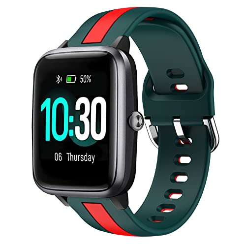 Harikiri Smartwatch Armband Kompatibel mit ID205L, 19mm Ersatzarmband für Veryfitpro,Yamay Fitness,GRV,Willful,Popglory,Blackview,UMIDIGI,ID205S ID205G ID215G ID216 SW020 SW023 WF021 WF025 Uwatch3 von Harikiri