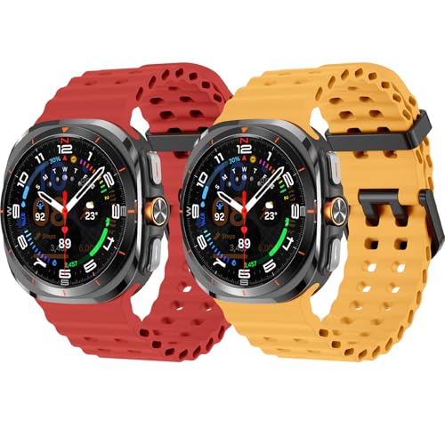 Harikiri Sport Armband mit Samsung Galaxy Watch Ultra 47 mm,Weiches Silikon Uhrenarmband für Samsung Galaxy Watch Ultra 47 mm,Damen und Herren Harikiri Sport Armband mit Samsung Galaxy Watch Ultra 47 mm,Weiches Silikon Uhrenarmband für Samsung Galaxy Watch Ultra 47 mm,Damen und Herren von Harikiri