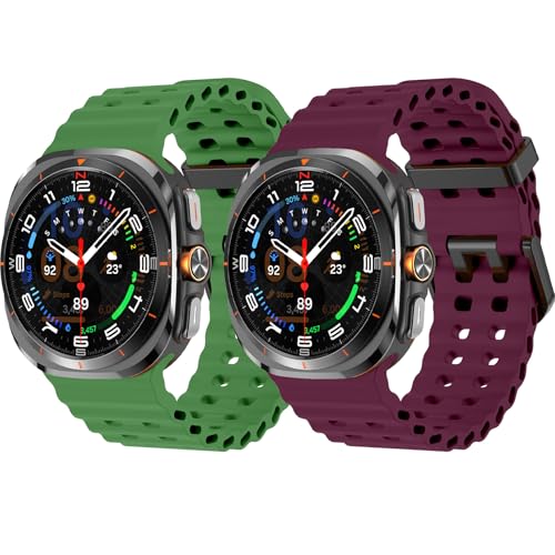 Harikiri Sport Armband mit Samsung Galaxy Watch Ultra 47 mm,Weiches Silikon Uhrenarmband für Samsung Galaxy Watch Ultra 47 mm,Damen und Herren Harikiri Sport Armband mit Samsung Galaxy Watch Ultra 47 mm,Weiches Silikon Uhrenarmband für Samsung Galaxy Watch Ultra 47 mm,Damen und Herren von Harikiri