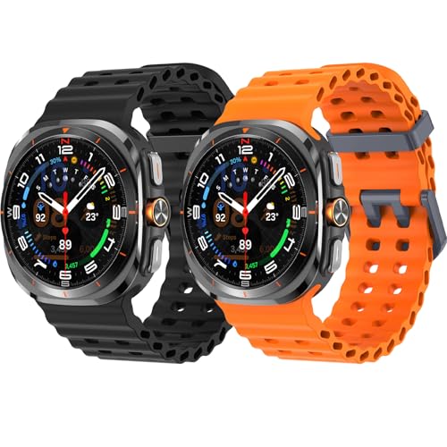 Harikiri Sport Armband mit Samsung Galaxy Watch Ultra 47 mm,Weiches Silikon Uhrenarmband für Samsung Galaxy Watch Ultra 47 mm,Damen und Herren Harikiri Sport Armband mit Samsung Galaxy Watch Ultra 47 mm,Weiches Silikon Uhrenarmband für Samsung Galaxy Watch Ultra 47 mm,Damen und Herren von Harikiri