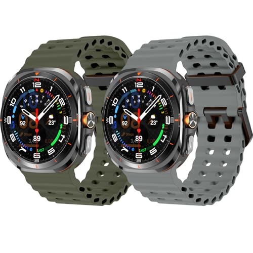 Harikiri Sport Armband mit Samsung Galaxy Watch Ultra 47 mm,Weiches Silikon Uhrenarmband für Samsung Galaxy Watch Ultra 47 mm,Damen und Herren Harikiri Sport Armband mit Samsung Galaxy Watch Ultra 47 mm,Weiches Silikon Uhrenarmband für Samsung Galaxy Watch Ultra 47 mm,Damen und Herren von Harikiri