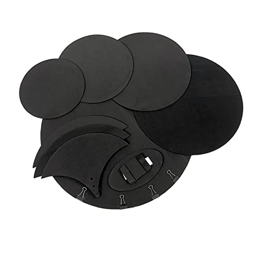 Harilla 10 Stück Drum Dämpfer Hi Hat & 2 Becken Dämpfer Bass Snare Drum Dämpfer Pad von Harilla