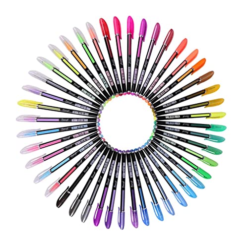Harilla 48 Farbgelstifte Glitzerfarben Zum Zeichnen zeichnen Schule Schreibwaren von Harilla