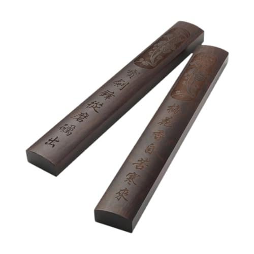 Harilla Chinesisches Kalligraphie Papiergewicht Holz Papergewicht Tabletop Zubehör Tisch Herzstück Papier Presswerkzeuge für Üben Harilla Chinesisches Kalligraphie Papiergewicht Holz Papergewicht Tabletop Zubehör Tisch Herzstück Papier Presswerkzeuge für Üben von Harilla
