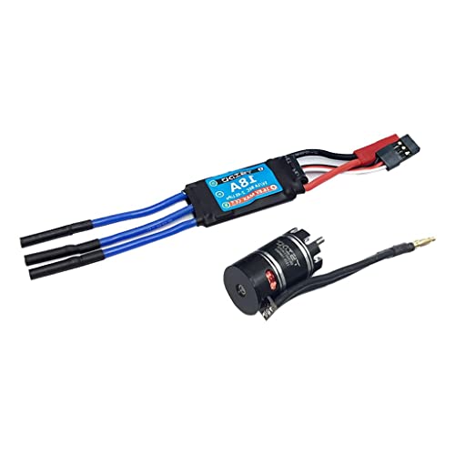 Harilla Elektronischer Geschwindigkeitsregler Brushless Motor 18A ESC für 1/24 1/28 1/32 RC Car Ersetzt Teil - 10800KV von Harilla