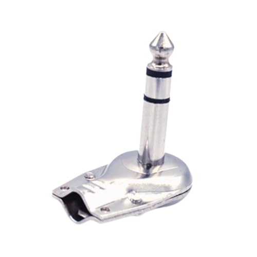 Harilla Gitarrenffekte Pedal Connector Audio Plug DIY Microfon Plug Connector 1/4 -Zoll, Stereo -golden von Harilla