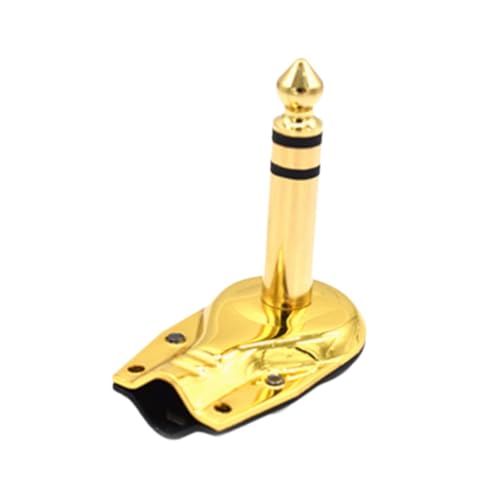 Harilla Gitarrenffekte Pedal Connector Audio Plug DIY Microfon Plug Connector 1/4 -Zoll, Stereosilber Harilla Gitarrenffekte Pedal Connector Audio Plug DIY Microfon Plug Connector 1/4 -Zoll, Stereosilber von Harilla