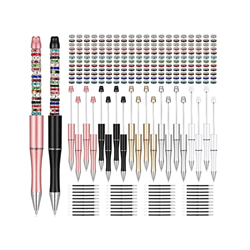Harilla Kugelschreiber-Set mit 300 Perlenkugelschreibern, Kugelschreiber-Set, sortiert, zum Zeichnen, Journaling, Stifte, Büro, Schule, Studenten, Geschenke, Set A von Harilla