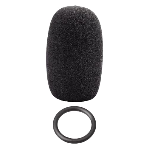 Harilla Mikrofon-Abdeckung, vielseitig einsetzbar, leicht zu entfernen, Anti-Windgeräusch-Mikrofon-Schwammhülle, Mikrofon-Abdeckung für professionelle von Harilla