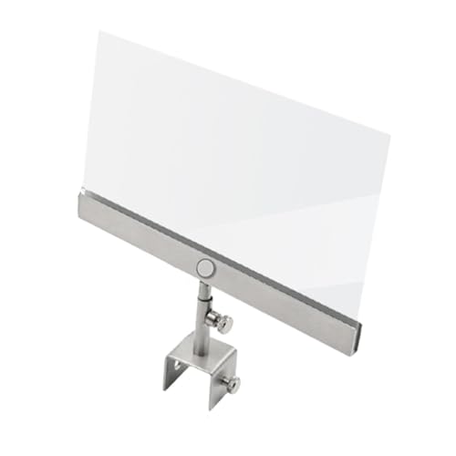 Harilla Zeichenhalter mit Klemmschild Clip rotierende Wiederverwendung Schilderhalter Klemmschild Display -Clip für Hangsrails and Tubes Verkaufsausstellung, S von Harilla