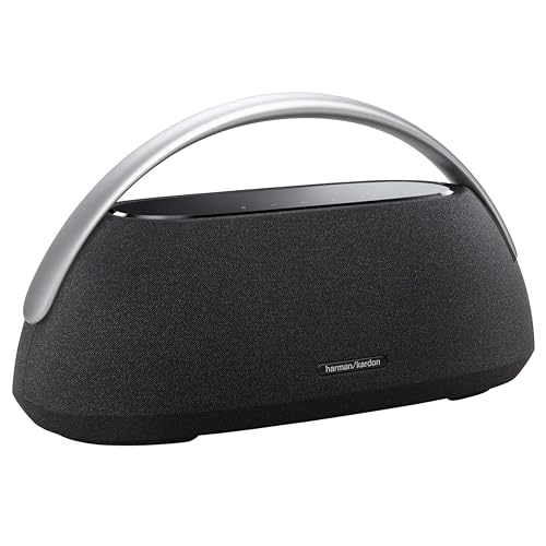 Harman Kardon Go + Play 3 Bluetooth Box in Schwarz – Tragbarer Lautsprecher mit 8-Stunden-Akku und kräftigem Bass von Harman Kardon