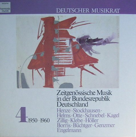 Deutscher Musikrat - Zeitgenössische Musik in der Bundesrepublik Deutschland, Vol. 4: 1950-1960 (Dokumentation) [Vinyl Schallplatte] [3 LP Box-Set] von Harmonia Mundi