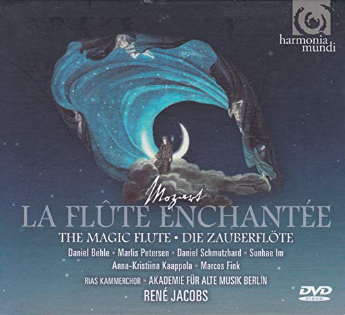 MOZART: The Magic Flute (Die Zauberflöte) - Deluxe-Edition [3 CDs & DVD] / Jacobs, Behle, Fink, Petersen, Sunhae Im, Kaappola, Academy for Ancient Music Berlin von Harmonia Mundi