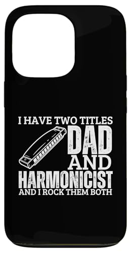 Harmonicist And Dad Proud Funny Men Mundharmonika Hülle für iPhone 13 Pro von Harmonica Gifts And Accessories For Harmonicists