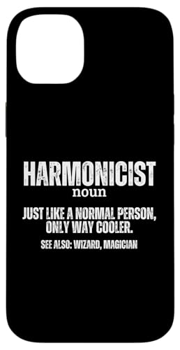 Harmonicist Definition Stolzer Lustiger Mundharmonika-Spieler Hülle für iPhone 14 Plus von Harmonica Gifts And Accessories For Harmonicists