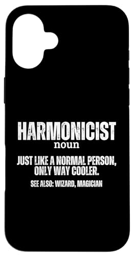 Harmonicist Definition Stolzer Lustiger Mundharmonika-Spieler Hülle für iPhone 16 Plus Harmonicist Definition Stolzer Lustiger Mundharmonika-Spieler Hülle für iPhone 16 Plus von Harmonica Gifts And Accessories For Harmonicists