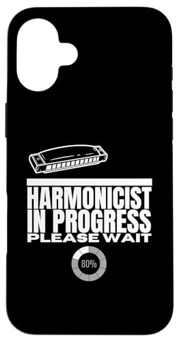 Harmonicist In Progress Loading Funny Mundharmonika Hülle für iPhone 16 Plus von Harmonica Gifts And Accessories For Harmonicists