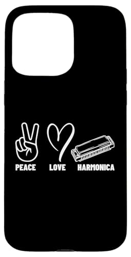Harmonicist Peace Love Mundharmonika Männer Frauen Mundharmonika Spieler Hülle für iPhone 15 Pro Max Harmonicist Peace Love Mundharmonika Männer Frauen Mundharmonika Spieler Hülle für iPhone 15 Pro Max von Harmonica Gifts And Accessories For Harmonicists