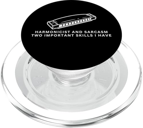 Harmonikaspieler und Sarkasmus Lustiger Mundharmonikaspieler PopSockets PopGrip für MagSafe von Harmonica Gifts And Accessories For Harmonicists
