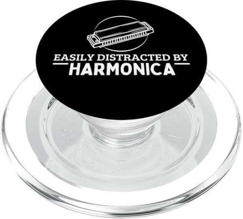 Leicht abgelenkt von Mundharmonika, lustiger Mundharmoniker PopSockets PopGrip für MagSafe Leicht abgelenkt von Mundharmonika, lustiger Mundharmoniker PopSockets PopGrip für MagSafe von Harmonica Gifts And Accessories For Harmonicists