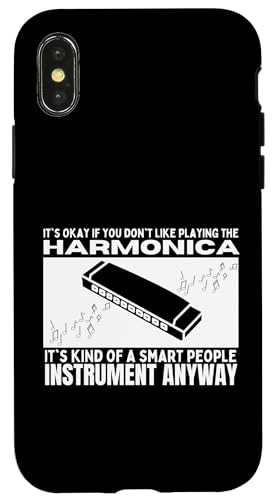 Mundharmonika ist für kluge Leute lustige Harmoniker Hülle für iPhone X/XS Mundharmonika ist für kluge Leute lustige Harmoniker Hülle für iPhone X/XS von Harmonica Gifts And Accessories For Harmonicists