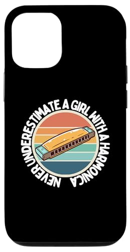 Unterschätzen Sie nie ein Mädchen mit einem Mundharmonika-Mundharmoniker Hülle für iPhone 12/12 Pro Unterschätzen Sie nie ein Mädchen mit einem Mundharmonika-Mundharmoniker Hülle für iPhone 12/12 Pro von Harmonica Gifts And Accessories For Harmonicists