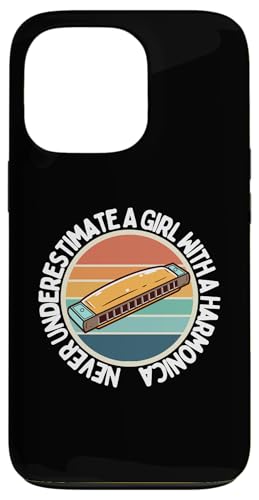 Unterschätzen Sie nie ein Mädchen mit einem Mundharmonika-Mundharmoniker Hülle für iPhone 13 Pro Unterschätzen Sie nie ein Mädchen mit einem Mundharmonika-Mundharmoniker Hülle für iPhone 13 Pro von Harmonica Gifts And Accessories For Harmonicists
