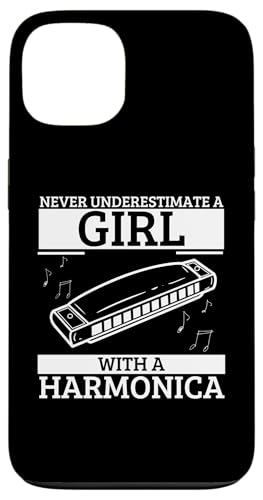 Unterschätzen Sie nie ein Mädchen mit einem Mundharmonika-Mundharmoniker Hülle für iPhone 13 Unterschätzen Sie nie ein Mädchen mit einem Mundharmonika-Mundharmoniker Hülle für iPhone 13 von Harmonica Gifts And Accessories For Harmonicists