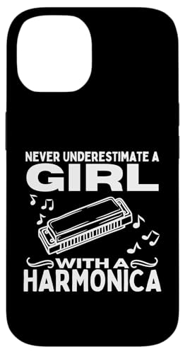 Unterschätzen Sie nie ein Mädchen mit einem Mundharmonika-Mundharmoniker Hülle für iPhone 14 Unterschätzen Sie nie ein Mädchen mit einem Mundharmonika-Mundharmoniker Hülle für iPhone 14 von Harmonica Gifts And Accessories For Harmonicists