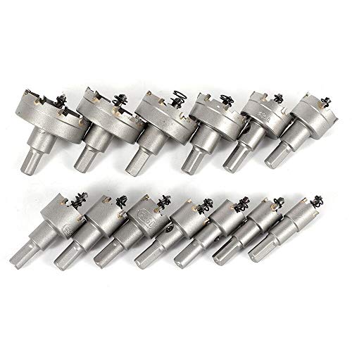 Lochsäge HaroldDol 13PCS TCT Hartmetall Lochsäge Bohrer 16-53 mm Lochsägesatz Bohrkrone Kreisschneider Metallbohrer, für Aluminium, Stahl, Holz, Kunststoff, Edelstahl usw Lochsäge HaroldDol 13PCS TCT Hartmetall Lochsäge Bohrer 16-53 mm Lochsägesatz Bohrkrone Kreisschneider Metallbohrer, für Aluminium, Stahl, Holz, Kunststoff, Edelstahl usw von HaroldDol