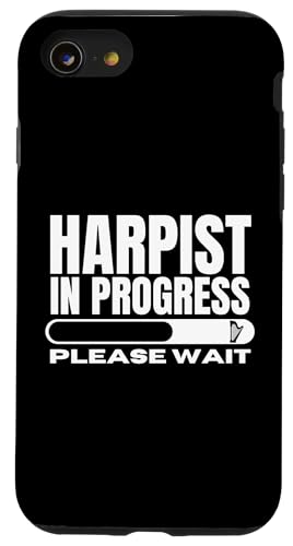 Harfenist In Progress Loading Funny Womens Harfe Hülle für iPhone SE (2020) / 7 / 8 von Harp Music Designs For Harp Players