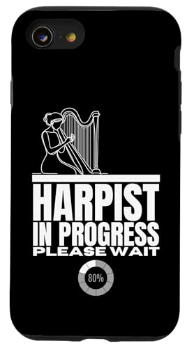Harfenist In Progress Loading Funny Womens Harfe Hülle für iPhone SE (2020) / 7 / 8 von Harp Music Designs For Harp Players