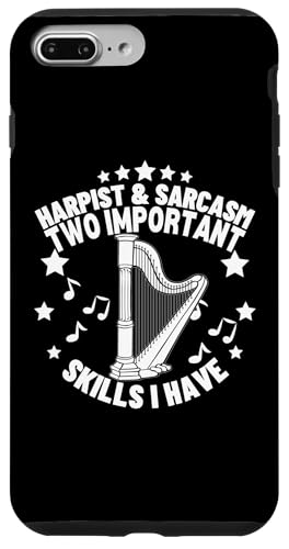 Harfenist und Sarkasmus Lustiger Harfenspieler Hülle für iPhone 7 Plus/8 Plus von Harp Music Designs For Harp Players